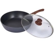Купить - сковороду  Сковорода BRAVO CHEF Глубокая с крышкой 24 см (BC-1101-24/L)