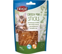 Купить - лакомство для кота  Лакомство д/кош. PREMIO Mini Sticks курица/рис 50гр(4011905427089)
