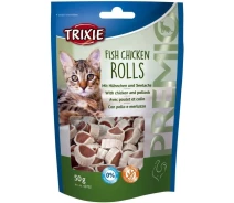 Купить - лакомство для кота  Лакомство д/кош. PREMIO Rolls курица/сайда 50гр(4053032390386)