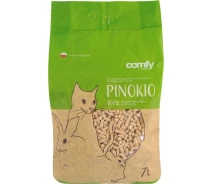 Купить - наполнитель для туалетов  Наполнитель Comfy для кошачьего туалета гигиенический древесный Pinokio 7 л(5905546142427)