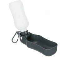 Купить - миску и контейнер для собак  Поилка Trixie для собак для путешествия пластиковая 0.25л арт.2462