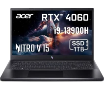 Купить - ноутбук  Ноутбук игровой Acer Nitro V 15 ANV15-51-92GJ (NH.QQEEU.00E)