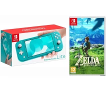 Купить - игровую консоль  Nintendo Switch Lite Turquoise + The Legend of Zelda: Breath of the Wild