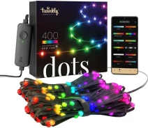 Купить - гирлянду  Гирлянда Twinkly Dots Lights RGB 400 Gen II IP44 20м Type C кабель черный (TWD400STP-BEU)