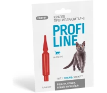 Купить - противопаразитарное средство для кота  Капли PROVET PROFILINE для кошек до 4 кг, 1 пипетка 0,5 мл (4823082431137)