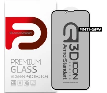 Купить - защитное стекло для смартфона  Защитное стекло ArmorStandart Icon 3D Anti-spy Black (ARM60979) для Apple iPhone 14 Plus/13 Pro Max