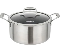 Купить - кастрюлю и казан  Кастрюля Heinner Titanium из нержавеющей стали 5 л (HR-MRK-24)