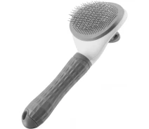 Купить - инструмент для груминга  Расческа для удаления шерсти животных, серая