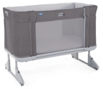 Купить - детский манеж  Детская кровать 3 в 1 Chicco Next2Me Forever, кол.77 темно-серое (79650.77)