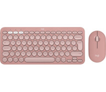 Купить - клавиатуру  Комплект 2в1 Logitech Pebble 2 Combo (920-012241) Rose (клавиатура + мышь)