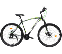 Купить - велосипед и аксессуар  Велосипед Crossride Madman 27.5" 17" 2021 Черно-зеленый (0184-З-17)