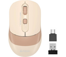 Купить - мышку для ноутбука  Мышь A4Tech Fstyler FG10CS Air Wireless USB Cafe Latte