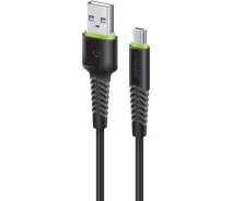 Купить - адаптер и кабель  Кабель Intaleo USB to Micro 0,2м (CBFLEXM0) черный