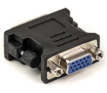 Купить - адаптер и кабель  -переходник PowerPlant VGA - DVI-I, черный