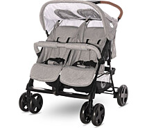Купить - детскую коляску  Коляска прогулочная для двойни Lorelli TWIN (steel grey)