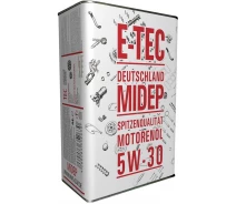 Купить - моторное масло  Масло моторное E-TEC TEC 5w-30, 4л