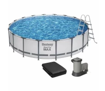 Купить - бассейн  Бассейн каркасный Bestway 549х122 см (56462) с картриджным фильтром, тентом и лестницей