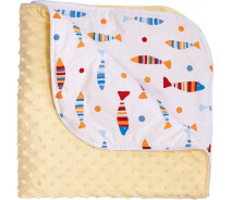 Купить - плед  Плед Twins Minky Spring 80x80 1461-TMS-05, yellow, желтый (17278)