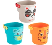 Купить - игрушку для песка и воды  Игрушка-кружечки для купания Canpol babies HELLO LITTLE 3 шт. (56/000)