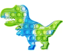 Купить - игрушку-антистресс  Игрушка-антистресс Pop It Динозавр blue/green (2000024256412)