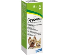 Купить - зоотовар для кота  Ветпрепарат Elanco Капли Суролан ушные 15мл