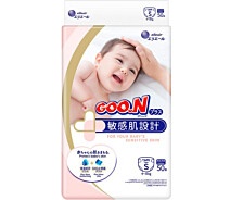 Купить - подгузник  Подгузники GOO.N Plus для детей 4-8 кг, размер S, 50 шт. (4902011843347)
