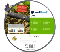 Купить - шланг  Шланг мочащийся Cellfast Drip 7,5 м 1/2' (19-001)