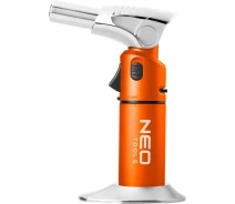 Купить - паяльник  Паяльник газовый Neo Tools 1350°C топливо 7.8гр поворотный пьезоподжиг (19-904)