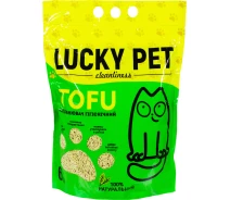 Купить - наполнитель для туалетов  Наполнитель Lucky Pet из тофу для кошачьего туалета, с ароматом мяты, 6 л.