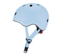 Купить - защитный шлем  Шлем защитный детский GLOBBER EVO LIGHTS, пастельний синий, с фонариком, 45-51см (XXS/XS) (506-200)