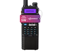 Купить - радиостанцию  Рация Baofeng UV-5R, c кнопкой РТТ + Гарнитура Baofeng черный