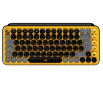 Купить - клавиатуру  Клавиатура Logitech POP Keys Wireless Mechanical Keyboard Emoji Keys Blast Yellow (920-010716)