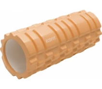 Купить - массажный валик  Роллер для занятий йогой и пилатесом Ecofit MDF001 33 * 14см оранжевый(К00017616)
