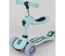 Купить - самоката  Самокат-биговел Best Scooter Бирюзовый (S-7066)
