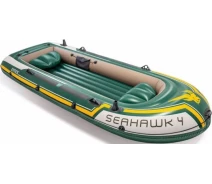 Купить - лодку  Четырехместная надувная лодка Intex 68350 (351х145х48 см) Seahawk 4