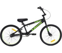 Купить - велосипед и аксессуар  Велосипед Crossride Freestyle 20" BMX Черно-зеленый (0485-З)
