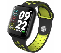 Купить - смарт-часы  Умные смарт часы Lemfo F8 с тонометром (Черно-желтый)