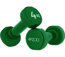 Купить - гантели  Гантели виниловые 4FIZJO 2 x 4 кг 4FJ0209