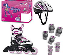 Купить -  Роликовые коньки Fila 21 010619155 J-ONE COMBO G3SET BK / WT / MAG L40(8026473412807 )