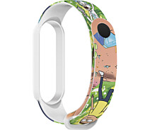 Купить - аксессуар к смарт-чсасам  Ремешок ArmorStandart This is the Way для Xiaomi Mi Band 6/5 Throoper patern White (ARM59260)