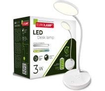Купить - настольную лампу  Лампа настольная с аккумулятором EUROLAMP SMART 3W 1200mAh 2700-6000K USB-C