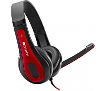 Купить - наушники  Наушники Canyon CNS-CHSC1BR Black/Red