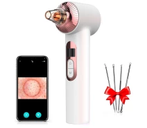 Купить - вакуумный очиститель  Очиститель кожи и пор AIMED Vision Pore Cleaner Hot&Cold вакуумный с камерой цвет белый