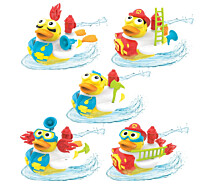 Купить - игрушку для песка и воды  Игрушка для воды Yookidoo Утка Пожарный 73721