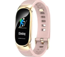 Купить - фитнес-браслет  Фитнес-браслет Smart Band Qw16 Pink/Gold