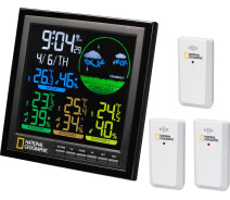 Купить - метеостанцию  Метеостанция National Geographic VA Colour LCD 3 Sensors (9070700)