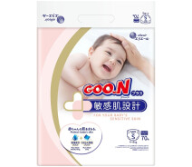 Купить - подгузник  Подгузники GOO.N Plus для детей 4-8 кг (размер S, на липучках, унисекс, 70 шт) (21000627)