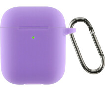 Купить - аксессуары для наушников  Чехол ArmorStandart Ultrathin Silicone Case With Hook для Apple AirPods 2 Purple (ARM59690)