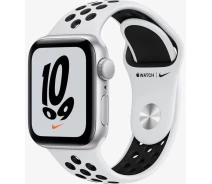 Купить - смарт-часы  Смарт-часы Apple Watch Nike SE GPS 40mm Silver Aluminium Case with Pure Platinum/Black Nike Sport Band (MKQ23)