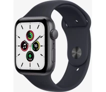 Купить - смарт-часы  Смарт-часы Apple Watch SE GPS 44mm Space Grey Aluminium Case with Midnight Sport Band (MKQ63)